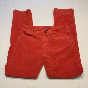 Patagonia Corduroy Red Straight Leg Pants Women’s 27
